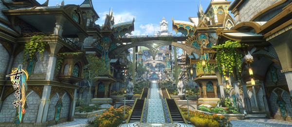 《古剑奇谭3》公布全新场景天鹿城：镇守三界通道