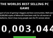 《我的世界》PC版销量超3000万