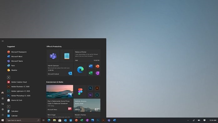 微软放出Windows 10开始菜单新UI预告：更简洁、全新图标