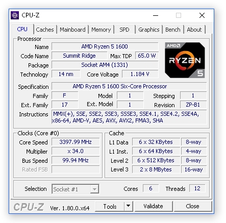 CPU-Z v1.83免费下载:提前支持AMD 8代桌面APU