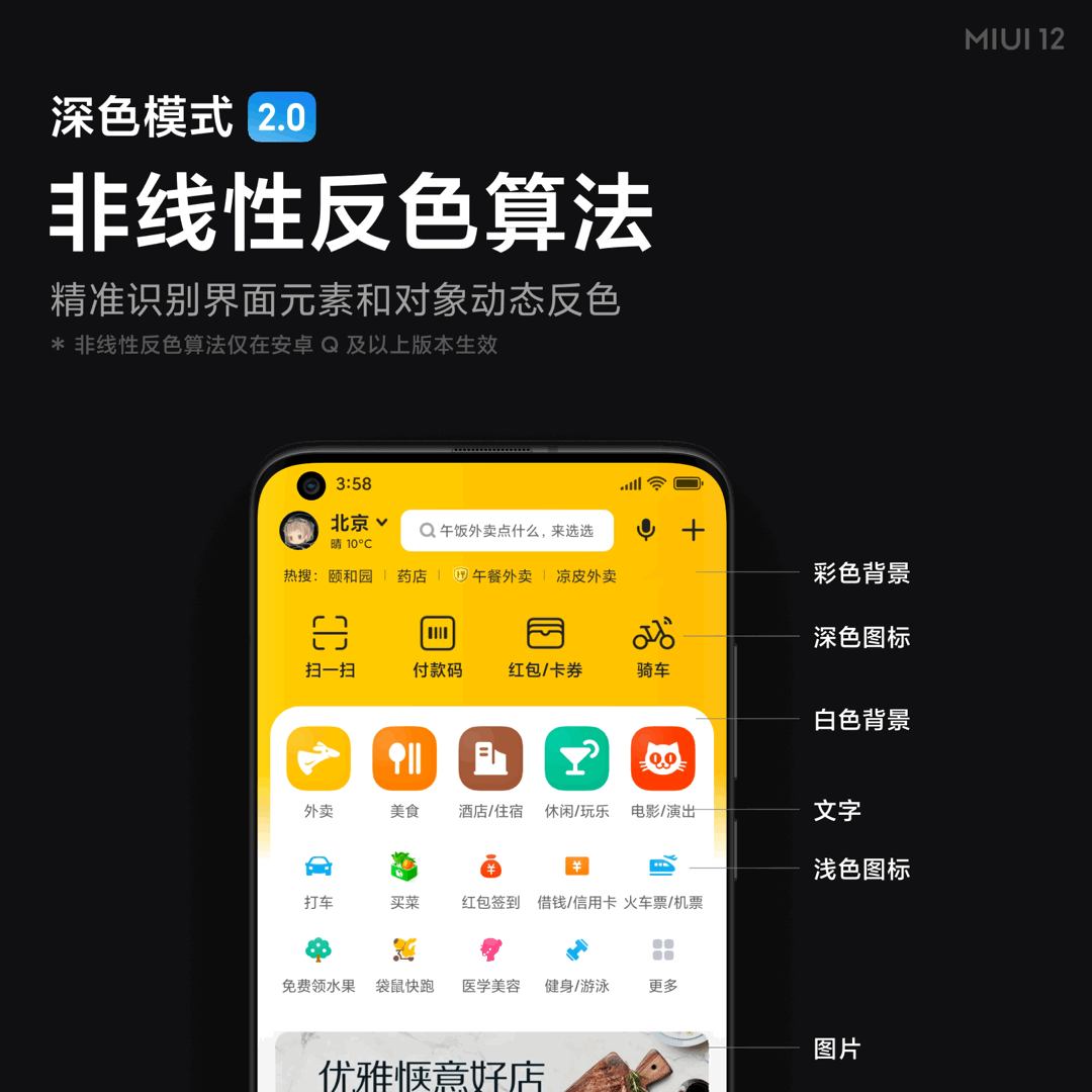 MIUI 12带来深色模式2.0：实现全局覆盖