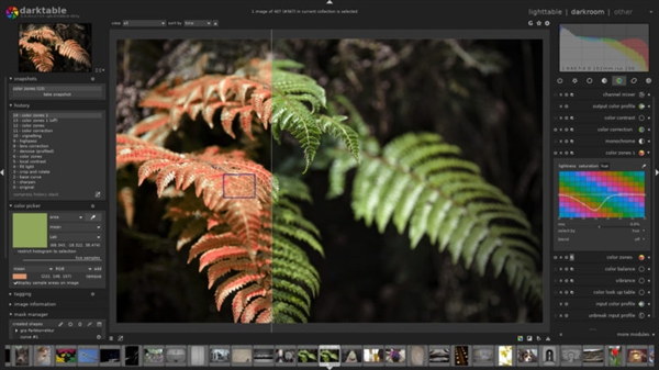 数字摄影暗房软件Darktable 2.4.0发布 首度支持Windows