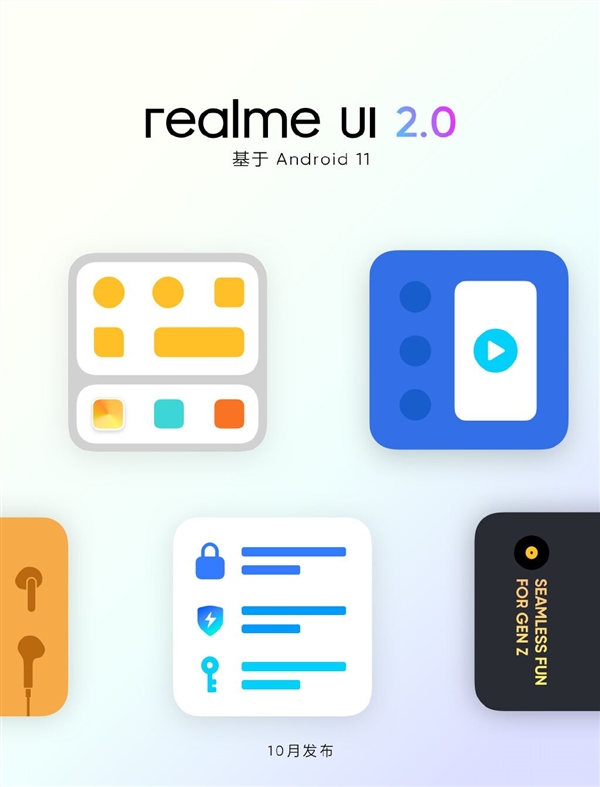 基于Android 11 realme UI 2.0宣布：10月登场