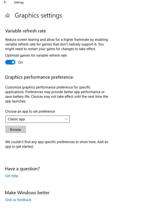 告别画面撕裂！Windows 10最新更新为DX11游戏带来了可变刷新率支持