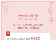 除夕6.88亿人用微信发红包：浙江女士最壕