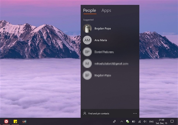 刚出现两年 人脉功能将在Windows 10 v1903中砍掉