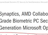 新思/AMD意外曝光微软下一代操作系统
