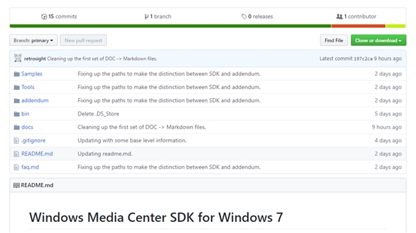 Windows媒体中心归来：微软前员工公布SDK开发包