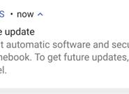 Chrome OS出错：设备收到终止更新通知