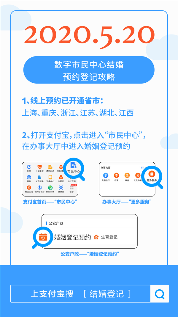 300个数字市民中心来了 520结婚可提前预约