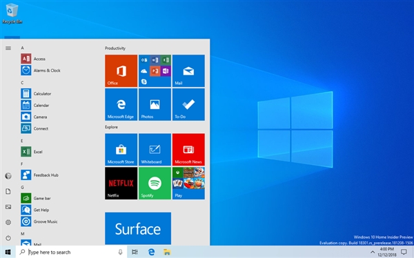 Windows 10 19H1新版18342发布：N多Intel平台因故暂缓推送