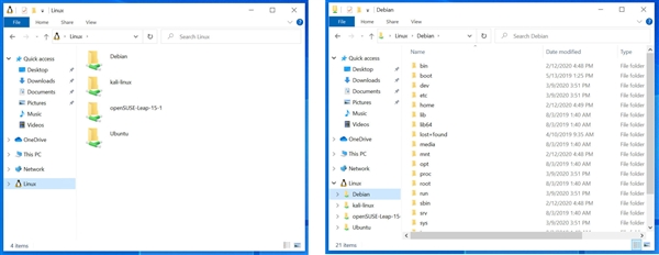 Win10新版19603推送：一键清理磁盘空间、首次集成Linux文件管理器